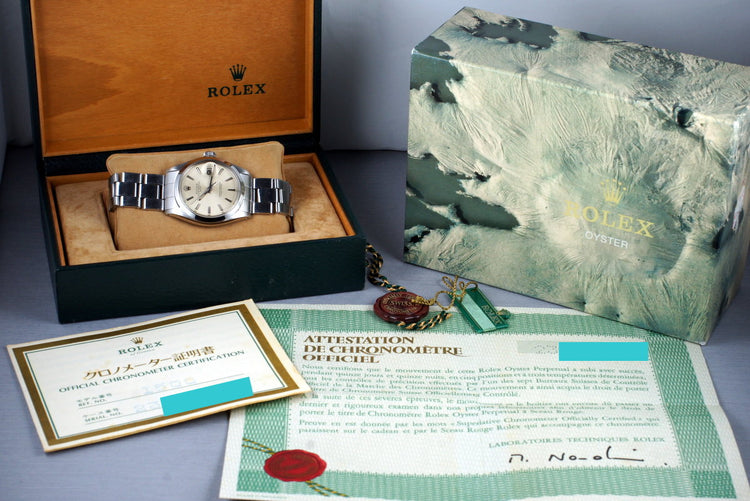 1969 Rolex Date 1500 Silver Dial with Box and Papers