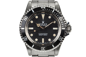 1983 Rolex Submariner 5513 with Mark V Maxi Dial