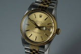 1987 Rolex Two Tone Datejust 16013 with Box and Papers