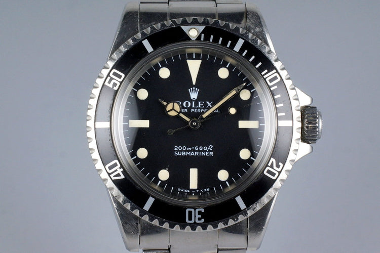 1968 Rolex Submariner 5513 Meters First