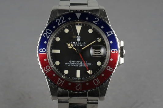 1979 Rolex GMT 16750 Unpolished