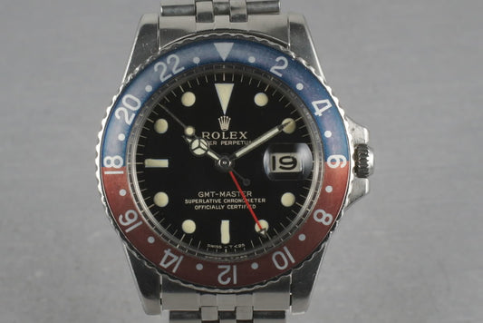Rolex GMT 1675 Gilt Dial