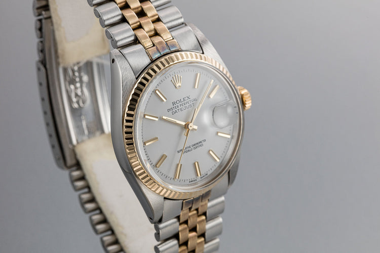 1971 Rolex Two-Tone DateJust 1601 with White Service Dial
