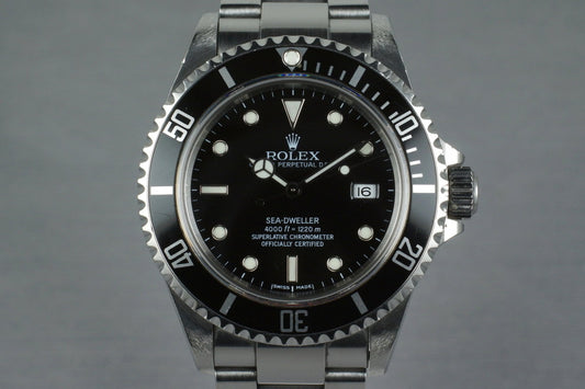 2001 Rolex Sea Dweller 16600