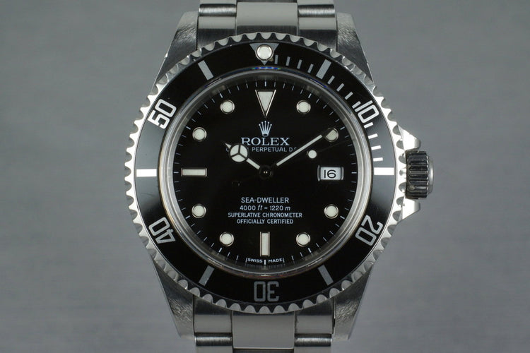 2001 Rolex Sea Dweller 16600