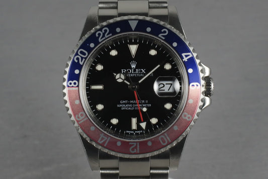 2005 Rolex GMT 16710  D serial with Stick Dial
