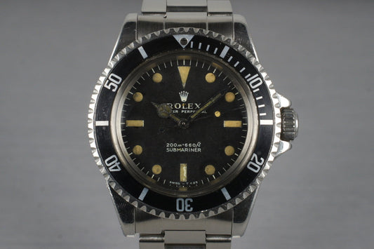 1967 Rolex Submariner 5513 Meters First