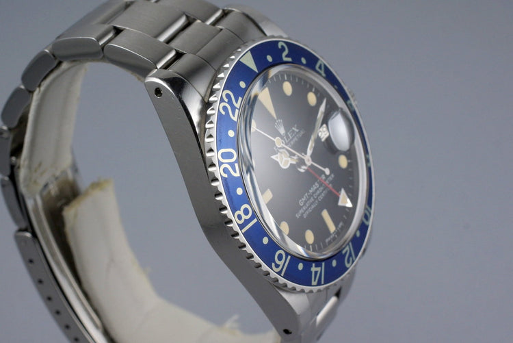 1978 Rolex GMT 1675 with Blueberry Insert