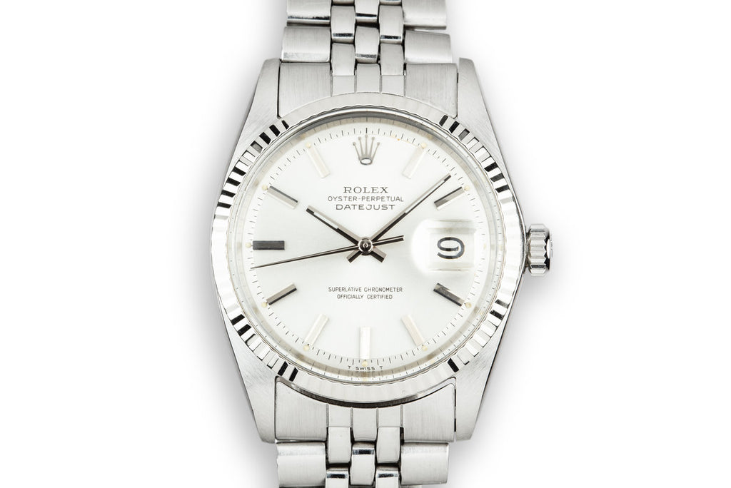 1968 Rolex DateJust 1601 Silver Dial