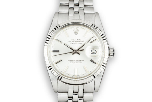 1968 Rolex DateJust 1601 Silver Dial