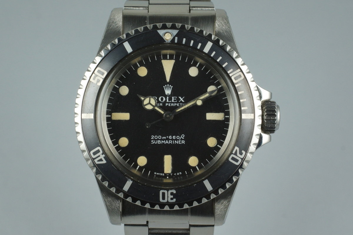 HQ Milton 1969 Rolex Submariner 5513 Meters First Inventory