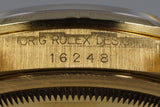 1994 Rolex YG Bark DateJust 16248 Matte Champagne Dial
