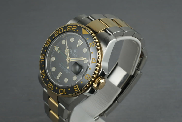 2010 Rolex Ceramic GMT 116713 with Box and Papers