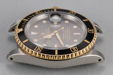 1991 Rolex Two-Tone Submariner 16613 Black Dial with Box, Papers, and Service Papers