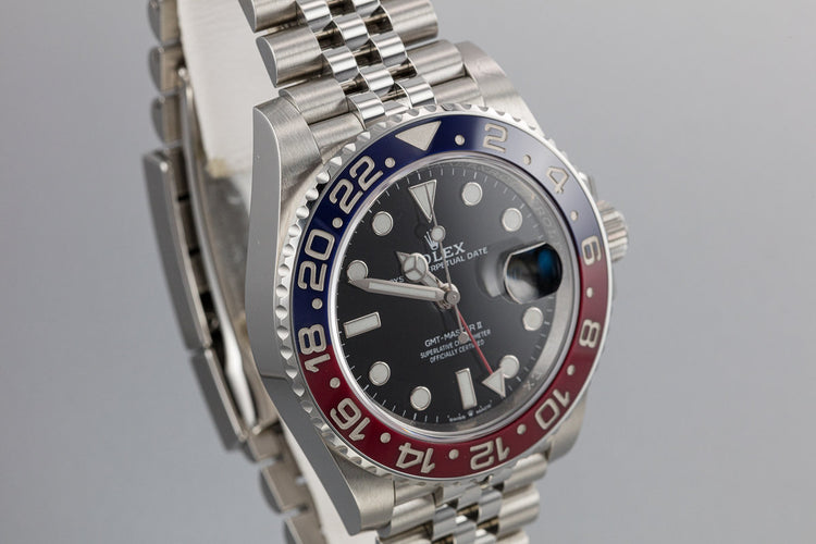 2018 Rolex GMT-Master II 126710 BLRO MK I "Violet" Bezel with Box and Papers