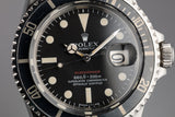 1972 Rolex Red Submariner 1680 with MK V Dial