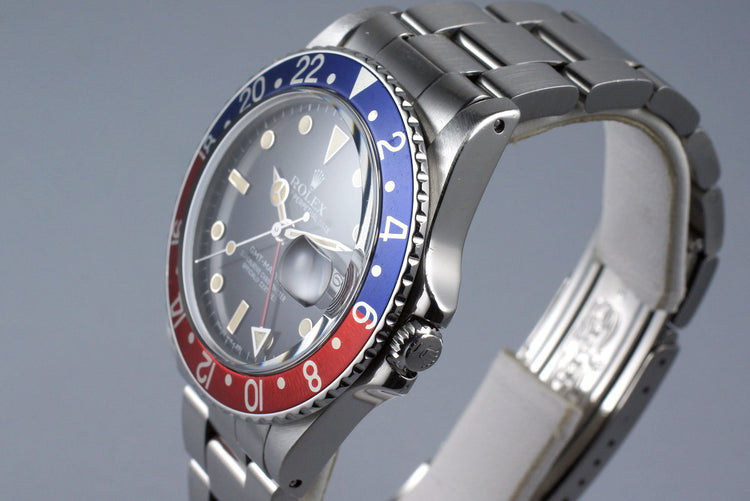 1985 Rolex GMT 16750 with Box and Papers