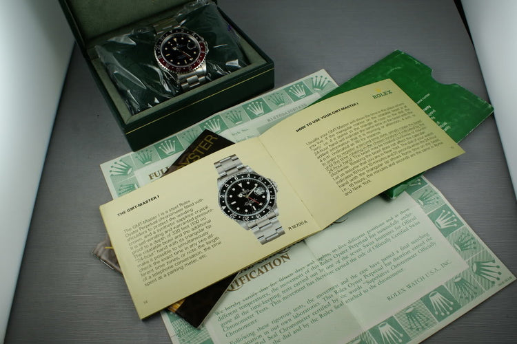Rolex GMT Master 16700 with box and papers