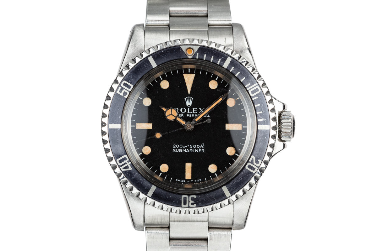 HQ Milton 1966 Rolex Submariner 5513 with Meters First Dial Inventory A711 For Sale