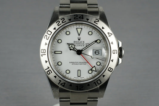 2005 Rolex Explorer II 16570 with Box and Papers