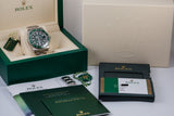 2016 Rolex Green Submariner 116610LV with Box and Papers