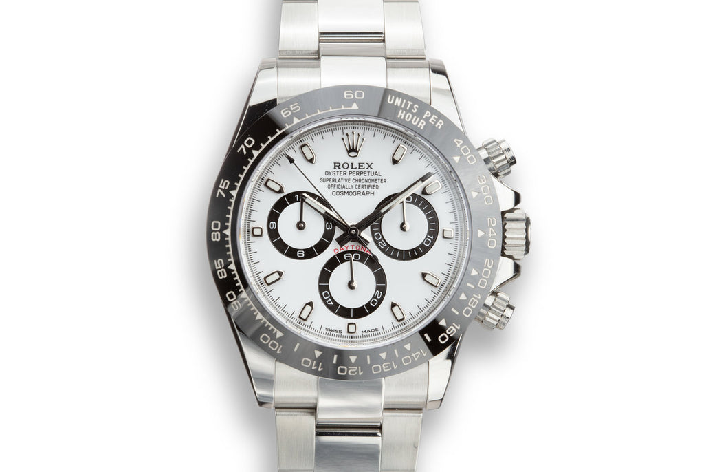 2019 Rolex Daytona 116500LN White Dial with Box and Papers