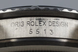 1985 Rolex Submariner 5513 Service Dial