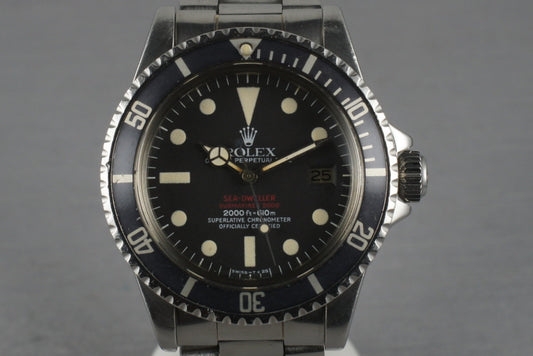 Rolex Double Red Sea Dweller 1665 with Beautiful Mark 4 dial