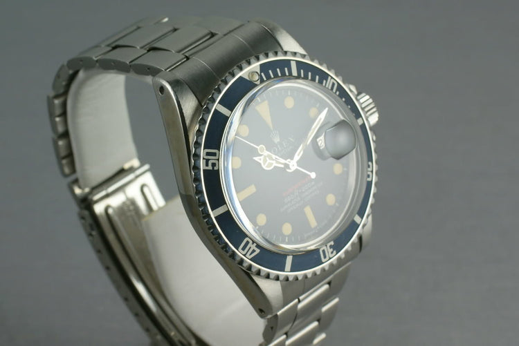 Rolex Red Submariner Ref: 1680 with Box and Papers