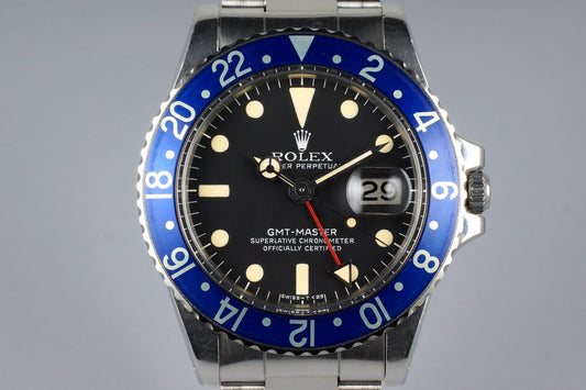 1978 Rolex GMT 1675 with Blueberry Insert