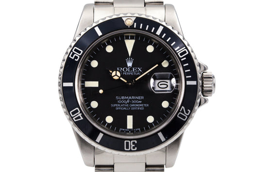 1984 Rolex Submariner 16800 Matte Dial
