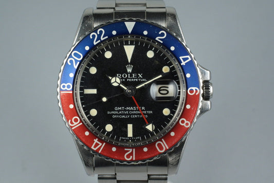 1967 Rolex GMT 1675 Mark I Dial