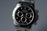 2002 Rolex Daytona 116520 Black Dial with Box and Papers