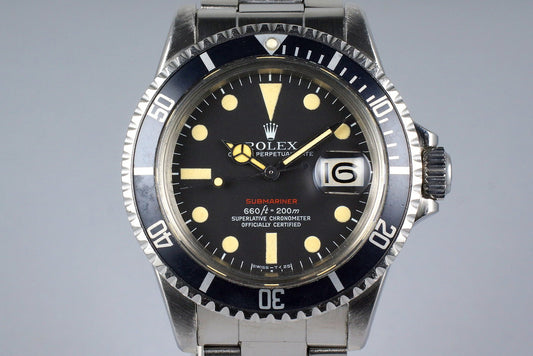 1971 Rolex Red Submariner 1680 Mark V Dial