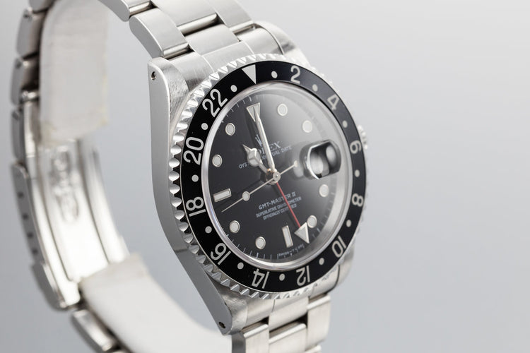 1995 Rolex GMT-Master II 16710 with Black Bezel Insert