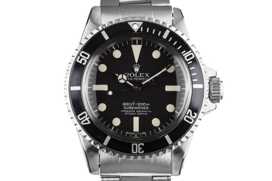 1977 Rolex Submariner 5512 with Mark 1 Maxi Dial