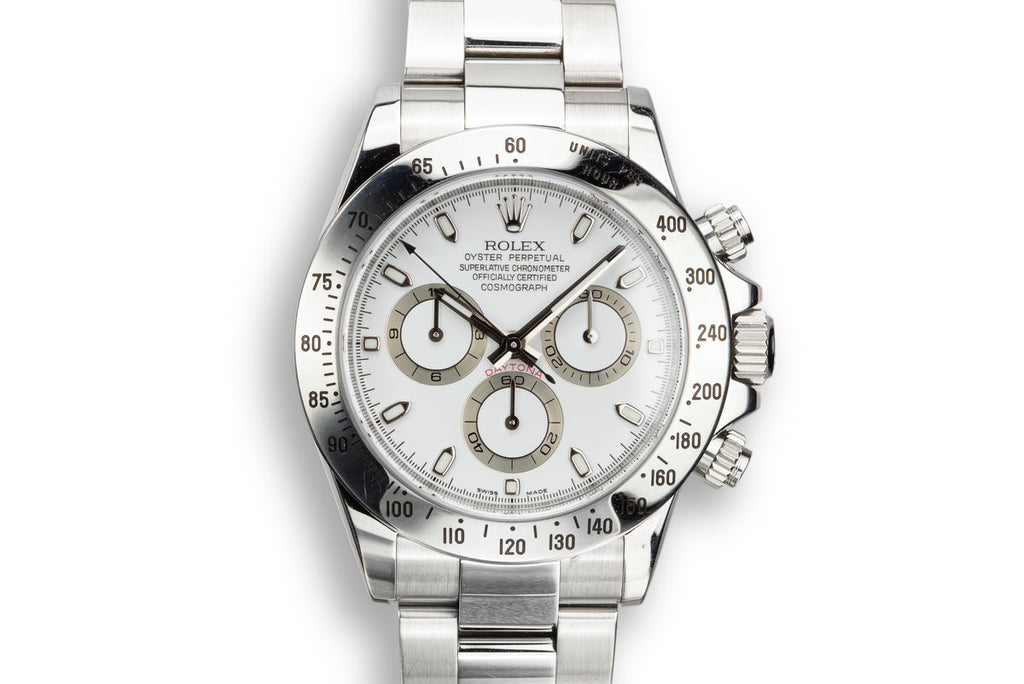 2007 Rolex Daytona 116520 White Dial with Box and Papers
