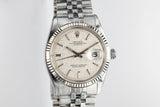 1972 Rolex DateJust 1601 with Silver Sigma Linen Dial