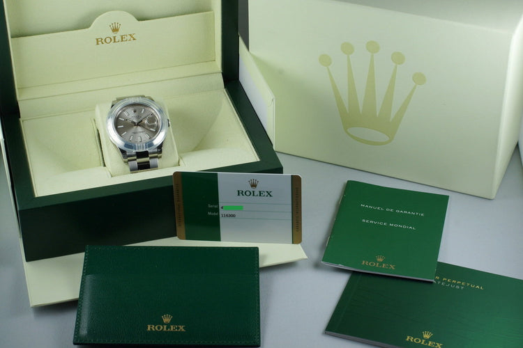 2015 Rolex DateJust II 116300 with Box and Papers MINT with Stickers