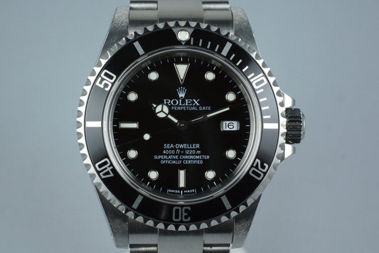 2000 Rolex Sea Dweller 16600