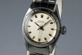 1969 Rolex Ladies Oyster Perpetual 6623 Silver Dial
