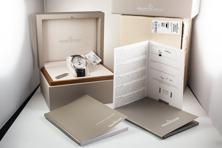 2014 Jaeger-LeCoultre Master Calendar 176.8.12.S with Box and Papers