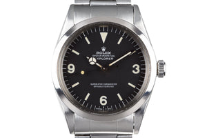 1972 Rolex Explorer 1016 With Service Papers