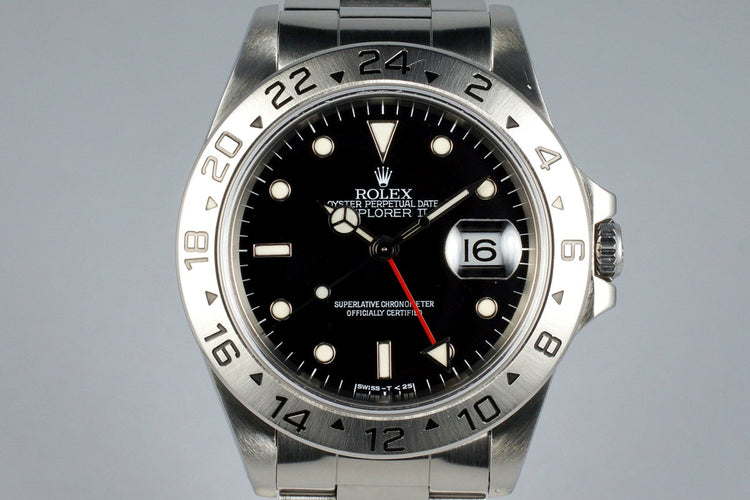 1995 Rolex Explorer II 16570 Black Dial