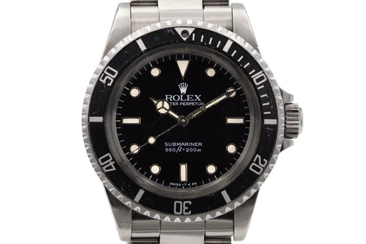 1984 Rolex Submariner 5513 Spider Dial