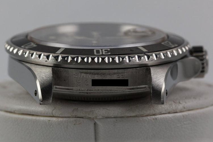 1984 Rolex Submariner 16800 Spider Dial