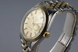 1978 Rolex Two Tone DateJust 1601 Champagne Dial with Box and Papers