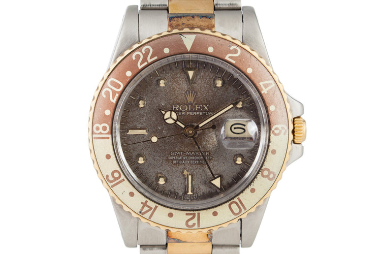 1979 Rolex Two Tone GMT 16753 with Tropical Rootbeer Dial