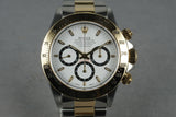 1993 Rolex 18k/SS  Zenith Daytona 16523 with Box and Papers
