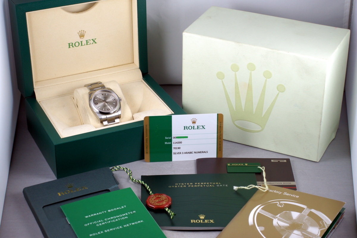 HQ Milton 2014 Rolex Air king 114200 with Box and Papers